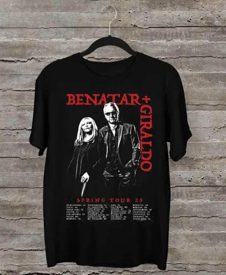 Pat Benatar and Neil Giraldo 2025 Tour Date Shirt