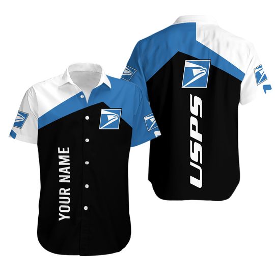 Postal Service Hawaiians Shirt | Delivery Services Shirt | Men Gift