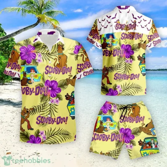 Scooby Doo Hawaiian Button Down Shirt