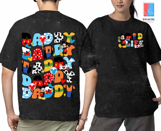 Discover Disneyland Family Mineral Wash T-Shirt - Mickey & Minnie Designs