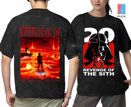 Vintage Star Wars 20th Anniversary Mineral Wash Oversized T-Shirt