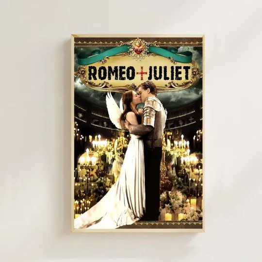 Romeo + Juliet (1996)-Movie Poster, Gift For Mother's Day Father's Day