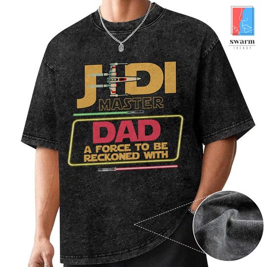 Star Wars Family Mineral Wash T-Shirt - Jedi Master Dad Mom Disneyland Revenge of the Sith