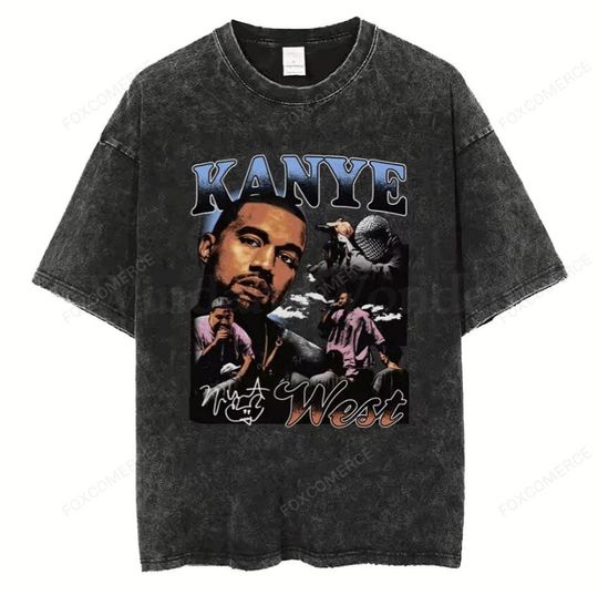 Kanye West Graduation Graphic Mineral Wash T-Shirt Unisex