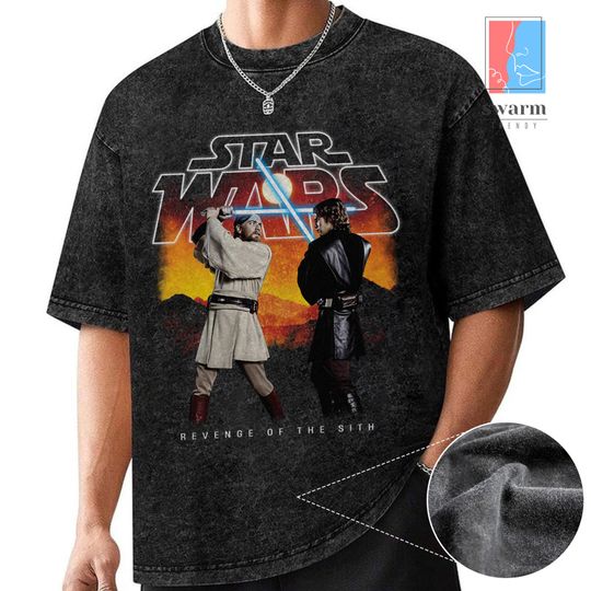 Revenge of the Sith Starwars Washed Shirt, Anakin Skywalker Darth Vader Shirt, Revenge of the Sith Starwars 20th Anniversary, May The 4th