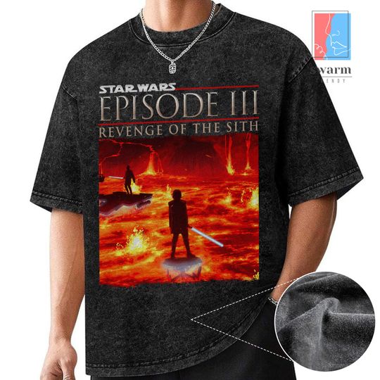 Starwars Revenge of the Sith Vintage Washed Shirt, Revenge of the Sith 20th Anniversary, Anakin Skywalker Darth Vader Shirt, May The 4th
