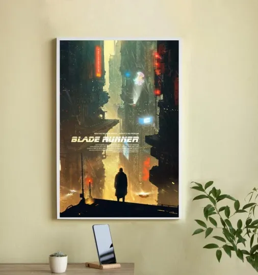 Blade Runner Movie Poster, Gift For Mother's Day, Father's Day