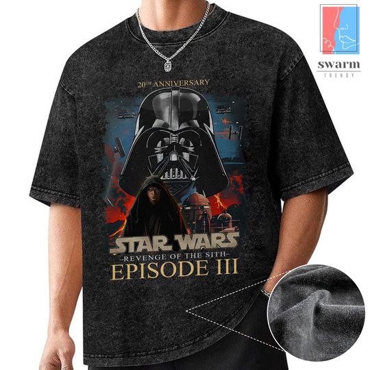 Starwars Revenge Of The Sith 20Th Shirt, Anakin Skywalker Tee, Men's Disneyland Tee, Starwars Fans Movie Tee, Father's Day Gift