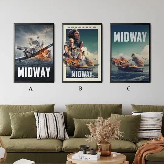 Midway Movie Poster, Gift For Mother's Day Father's Day