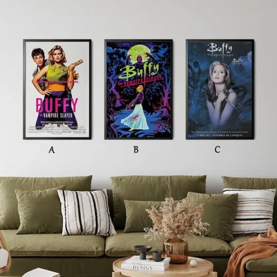Buffy The Vampire Slayer Movie Poster, Gift For Mother's Day Father's Day