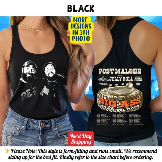 Vintage Post Malone Kids Double Sided Tank Top