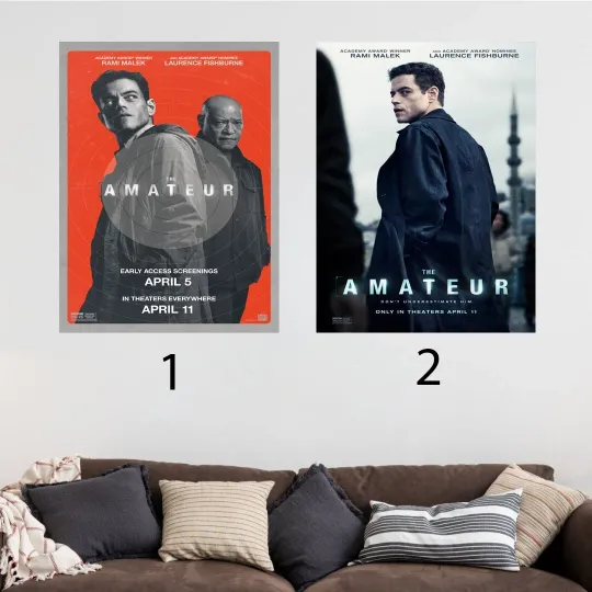 The Amateur (2025) Movie Poster, Gift For Mother's Day, Gift For Father's Day