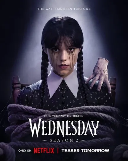 Wednesday Season 2 (2025) Movie Poster, Gift For Mother's Day Father's Day