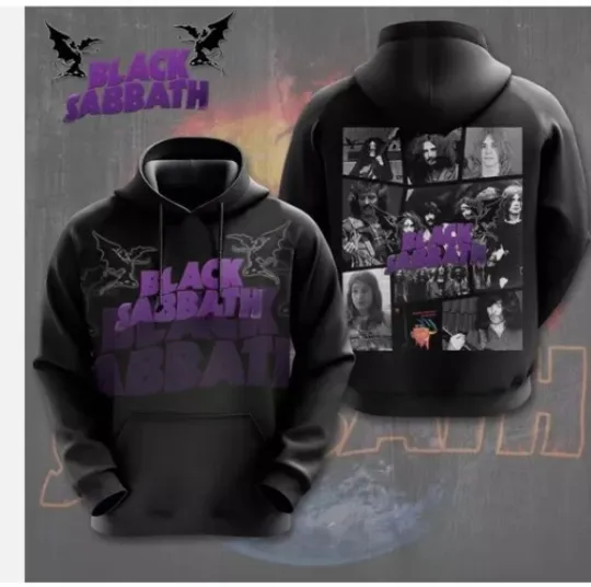 Black Sabbath 3D Apparel hoodie 3d, 2025 tour hoodie, GIFT for fan