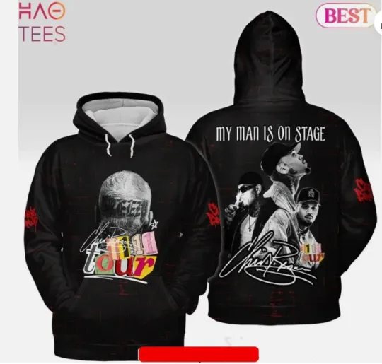 11 11 Tour Chris Brown Signature My Hoodie 3d