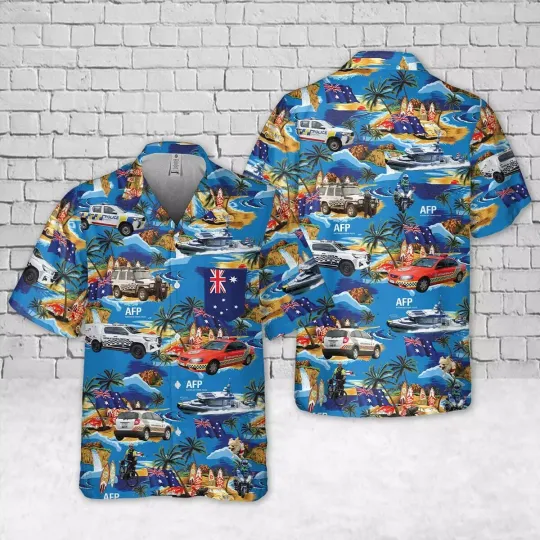 Discover Australian Federal Police Afp Australia Day Pocket Hawaiian Shirt