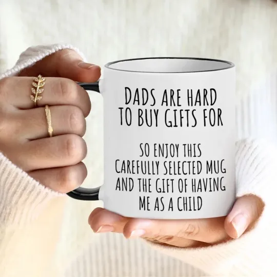Discover Funny Dad Accent Coffee Mug, Dad Gift Idea, Father's Day Birthday Gift from Kids