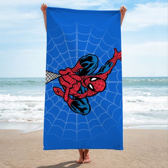 Avengers Spiderman Boys Bath Towel