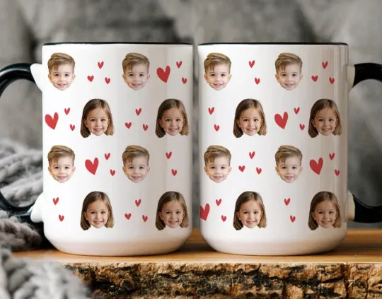 Personalized Baby Face Mug Father's Day Gift, Mother's Day Gift, Funny Gift Idea