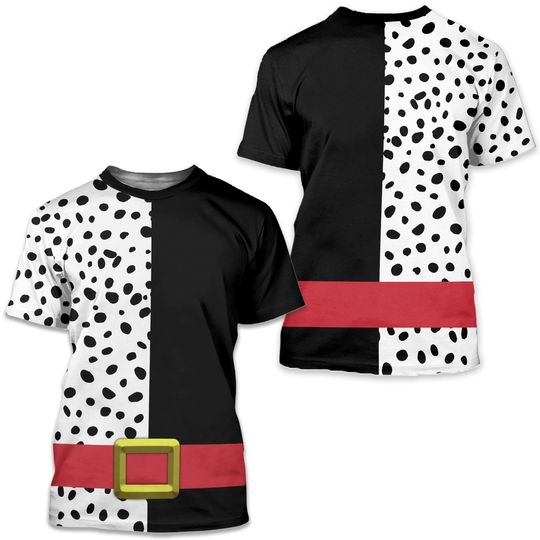 Cruella De Vil Inspired Women's Athletic T-shirt
