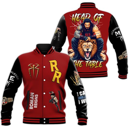 Roman Reigns Head of the Table Baseball Jacket