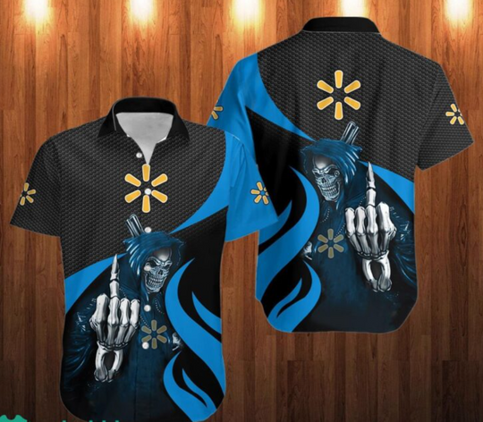 walmart Hawaiian Shirt Short Sleeve For Men And Women Halloween Gift