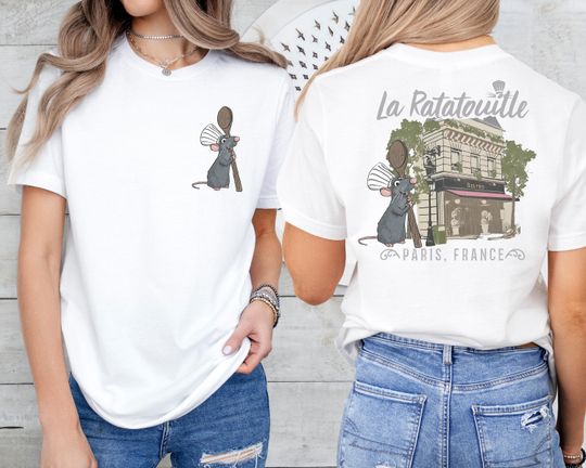 Disney Ratatouille Remy Little Chef Shirt, Disney Ratatouille Paris France Shirt, Pixar Ratatouille Remy Gusteau's Tee, Disney Chef Mouse