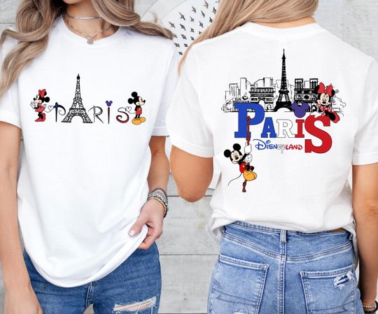 Disneyland Paris Trip Shirt, Mickey And Mouse Eiffel Tower Shirt, Disneyland France Vacation T-Shirt, Mickey Paris Holiday Tee