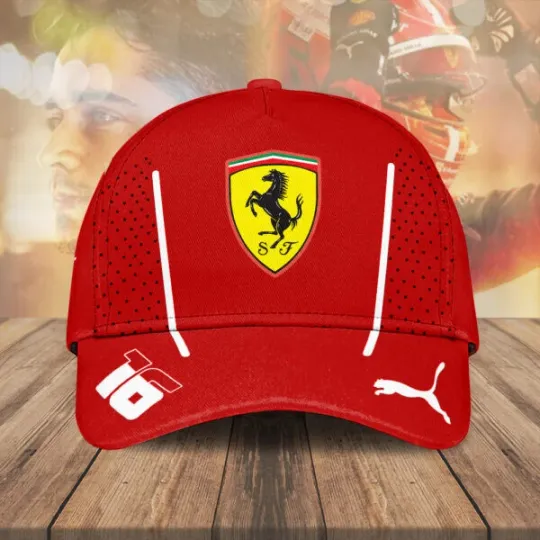 S cu d eria Fer rari x Charles Leclerc Classic Cap