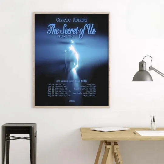 Gracie Abrams The Secret Of Us Deluxe Tour North America Summer 25 Poster