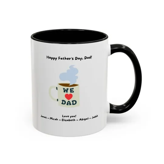 Discover Fully customizable coffee mug for Dad/Grandpa; Father’s Day