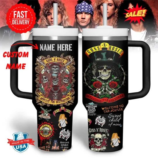Discover Personalized Guns N’ Roses 40oz Tumbler