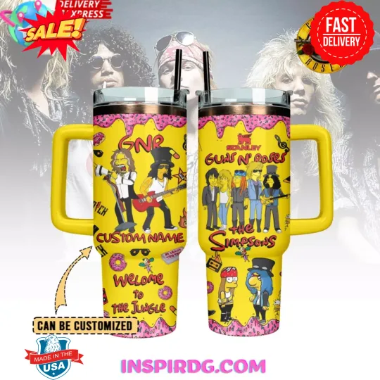 Guns N’ Roses x The Simpsons Special Tumbler 40oz
