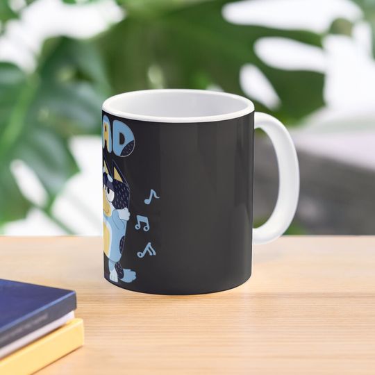 Fathers blueys dad mum love father s day Coffee Mug