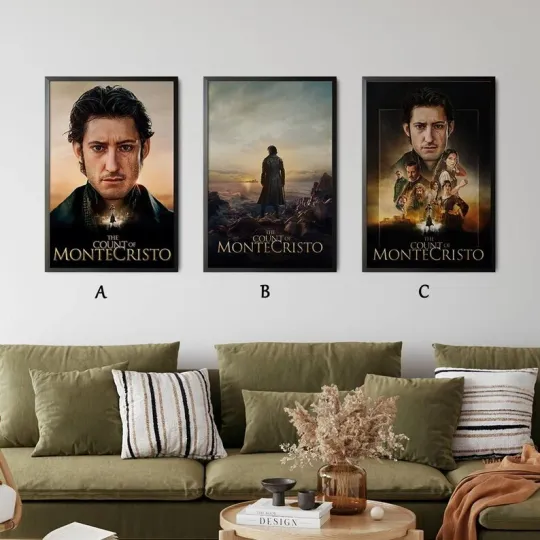 The Count of Monte-Cristo Movie Poster, Gift For Mother's Day Father's Day
