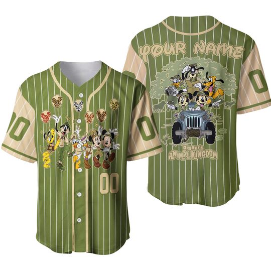 Custom Disney Animal Kingdom Shirts, Safari Family Disneyland Baseball Jersey