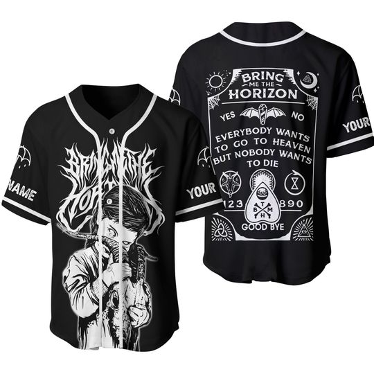 Bring Me The Horizon Personalized Baseball Jersey