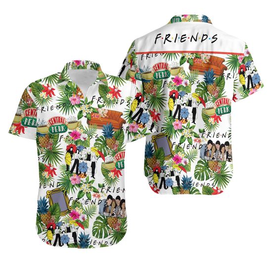 Tropical The Friends Tv Show Hawaiian Shirt, shirt US size