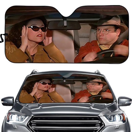 Seinfeld The Parking Space Driving Funny Auto Car Accessories Windshield