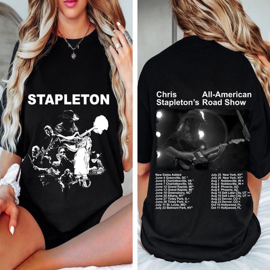2025 Chris Stapleton All-American Road Tour Shirt, Chris Stapleton Fan Gifts, Chris Stapleton Country Music Shirt