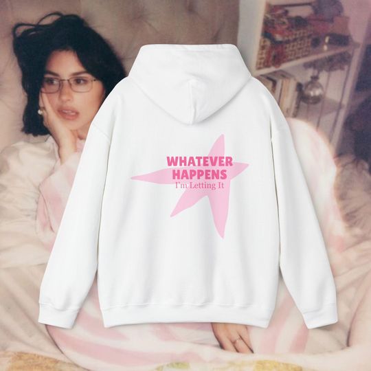 Gracie Abrams Hoodie, Whatever Happens I'm Letting It Merch, Hoodie Gift Star, The Secret of Us, I love You I'm Sorry, Trendy Aesthetic