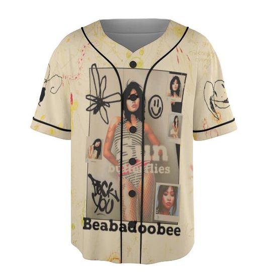 Beabadoobee Graphic Jersey, Indie Rock Band Merch, Aesthetic Vintage Jersey, Cute Graphic Jersey, Retro 90s Band Jersey