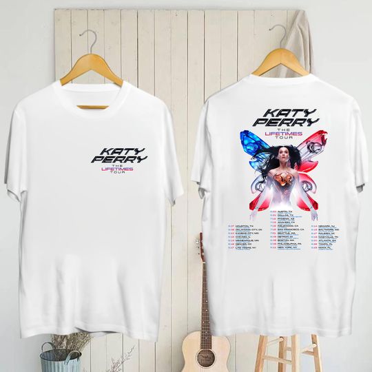 Discover Katy Perry The Lifetime Tour 2025 Shirt, Katy Perry 2025 Concert, Katy Perry Fan Gift, Katy Perry Merch, Katy Perry Graphic Shirt, Katy Tee