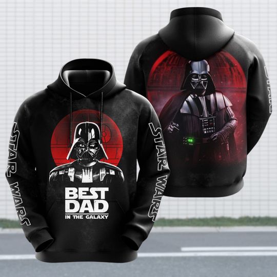 Best Dad Star Wars Hoodie, Disney Star Wars Hoodie Men, Star Wars Fan Hoodies, Star Wars Movie Hoodie, Han Solo Shirt For Men