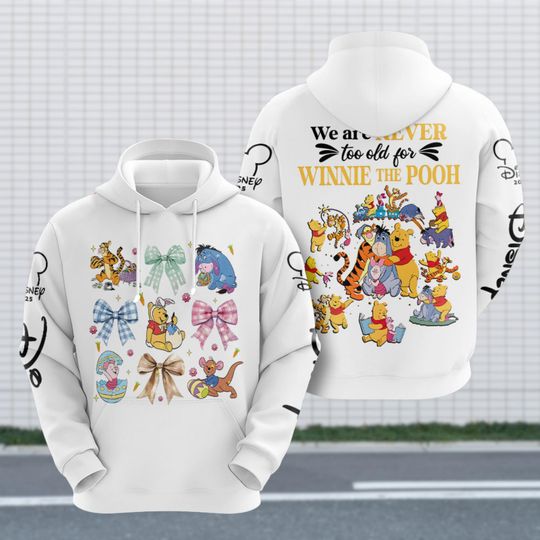 Disney Pooh Hoodie, Winnie the Pooh Hoodie, Disney Family Vacation Pullover, Classic Disney Character Hoodie, Disney Pooh Bear Tee