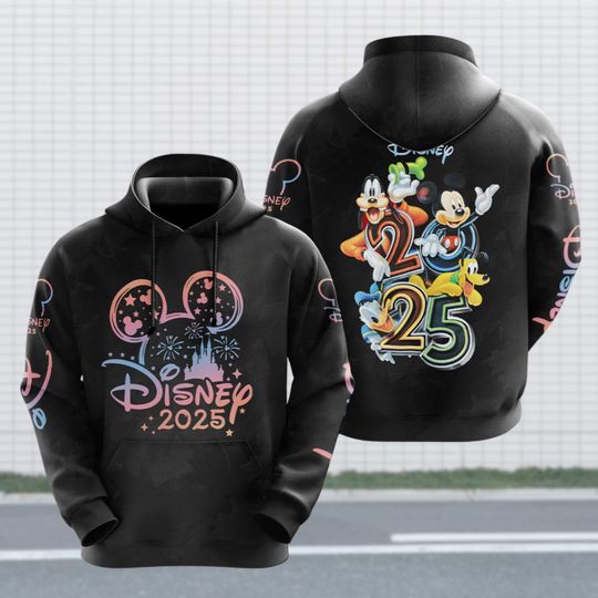 Disney Trip 2025 Hoodie, Family Vacation Disney Hoodie, Matching Disney Group Shirt, Vacation Hoodie, Disneyland Family Outfit 2025