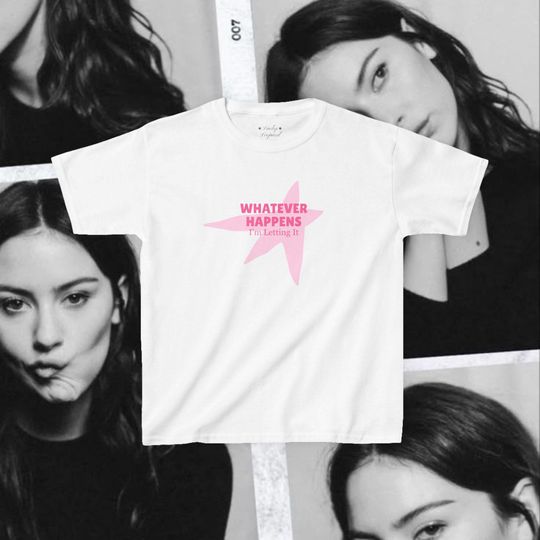 Gracie Abrams Baby Tee, Whatever Happens I'm Letting It Shirt, Gracie Star Merch Fan Concert Clothes, Teen Girl Trendy Gift, Secret of Us
