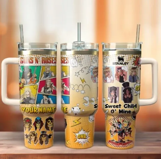 Discover Gns N Roses Music CustomTumbler 40oz with Handle