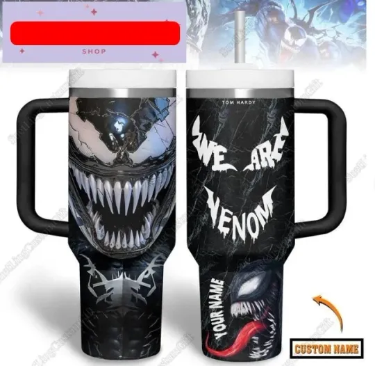 Custom Venom Tumbler 40Oz, Venom Tumbler Cup, Venom Insulated Tumbler, Venom Cup