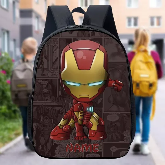 Personalize Iron Man Backpack